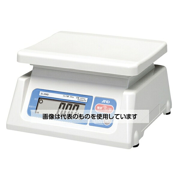 アズワン(AS ONE) デジタルはかり 両面表示 SL-Dシリーズ ひょう量:20kg 最小表示:0.01kg SL20KDJA 入数：1個