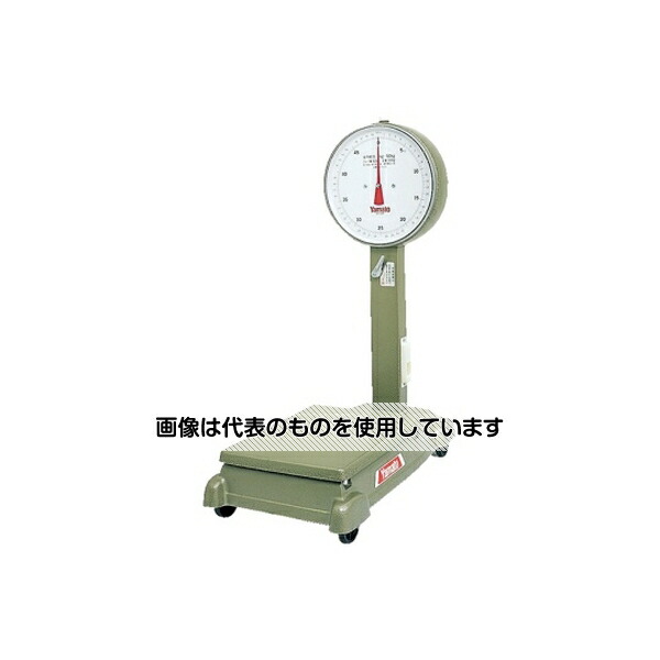 大和製衡 小型自動台秤　264×380mm　100kg（目量200g）キャスター付 D-100SZ 1個