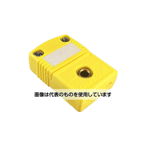 オメガ（OMEGA） ミニチュアサイズコネクタ K熱電対用 メス 10個入 SMPW-K-F-ROHS 入数：1袋(10個入)