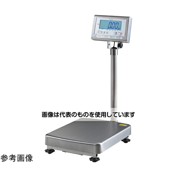 アズワン(AS ONE) デジタル台はかり(防水仕様/無検定品/プリンタ付) KL-IP2-N150AH OP-11T+OP-03 入数：1台