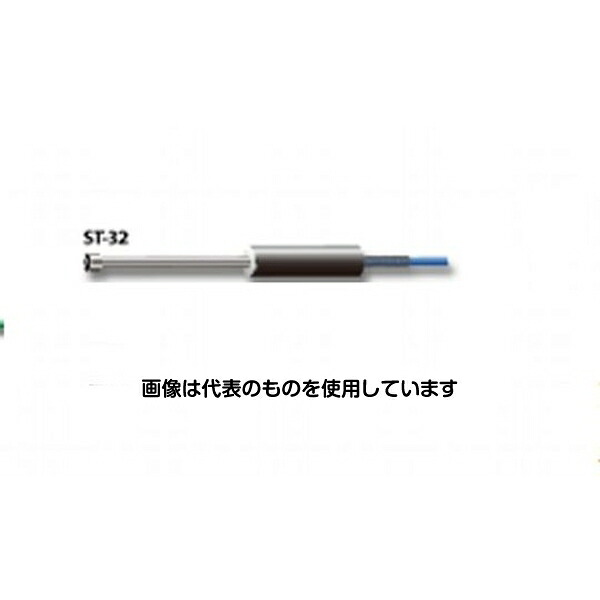 アズワン(AS ONE) 表面用センサー7.5Ωストレート型青シリコン被膜ケーブル6Cコネクタ(DP-700接続用) ST-32-K-1000-6C/A 入数：1本