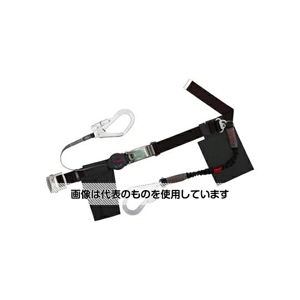 アズワン(AS ONE) 墜落制止用器具(胴ベルト/伸縮+巻取式2丁掛け EA998FR-182 入数:1個