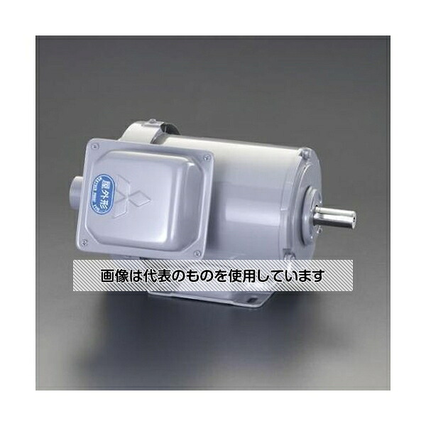 アズワン(AS ONE) AC200V・0.4kw三相モーター(全閉外扇・屋外形) EA968BB-4A 入数：1個