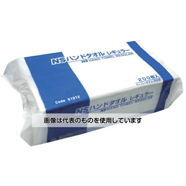 日昭産業 ハンドタオルレギュラー1セット(200枚×35袋入) 51012 入数：1セット(200枚×35袋入)