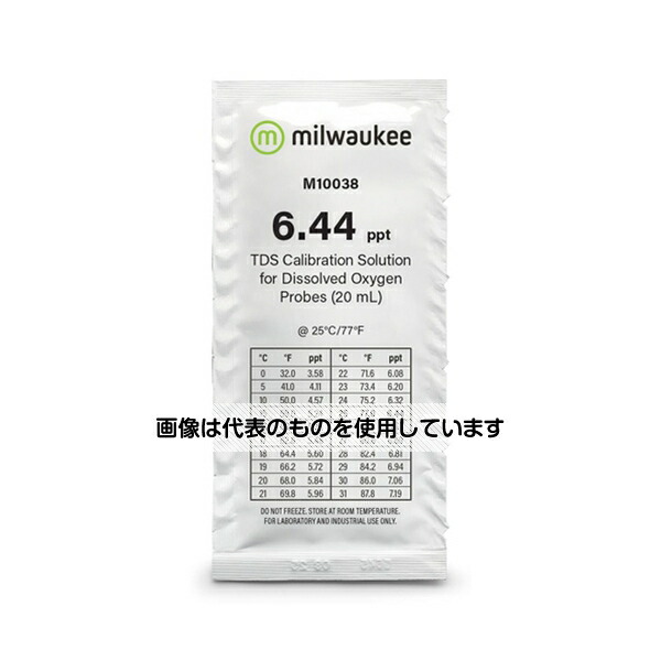Milwaukee 6.44pptTDS標準液20mL×25袋 M10038B 入数：1箱(25テスト入)