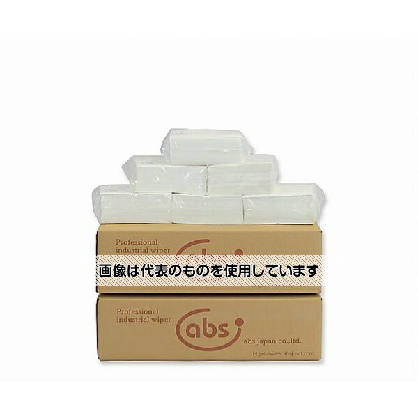 アブス 不織布ワイパー(カット)ポリプロピレン600枚×2箱入 WP101C-2 入数：1セット(600枚×2箱入)