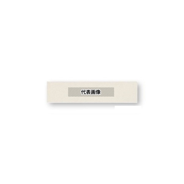 ナビス(アズワン) 記名札 ヨコ型無地 アイボリー 1組(10枚入)