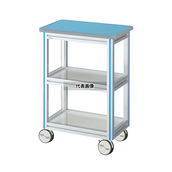 ナビス(アズワン) ES-NB ヨーロピアンカートII 600×400×855mm ブルー|セミプロDIY店ファースト