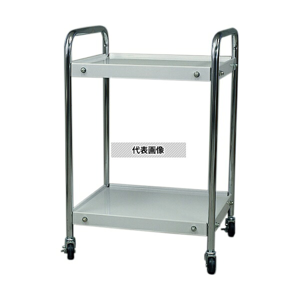 富士医療測器 ホスピタルワゴン(2段) 500×400×730mm WD2-50 2段式