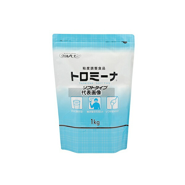 ウエルハーモニー 嚥下補助食品トロミーナ(粘度調整食品) ソフトタイプ(1kg入)×10袋入