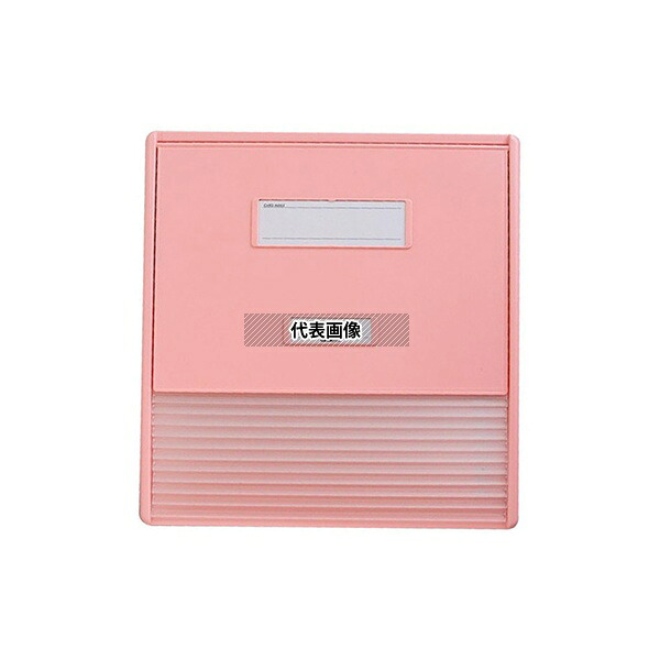 LIHITLAB HC113C-4 カードインデックス A3/A4(縦2面)10名用 ピンク
