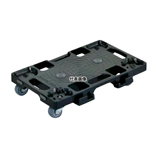 ナンシン PD-403-2SE 樹脂連結平台車 ブラック｜セミプロＤＩＹ店ファースト
