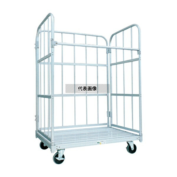 アズワン(AS ONE) アルミ製 かご車(運ぱん君) 27kg UK-1 1台[法人限定]