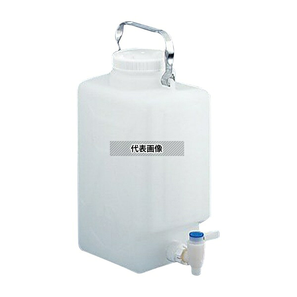 Nalge Nunc (サーモフィッシャーサイエンティフィック) DS2327-0020 フッ素加工活栓付角型瓶 9L｜セミプロＤＩＹ店ファースト