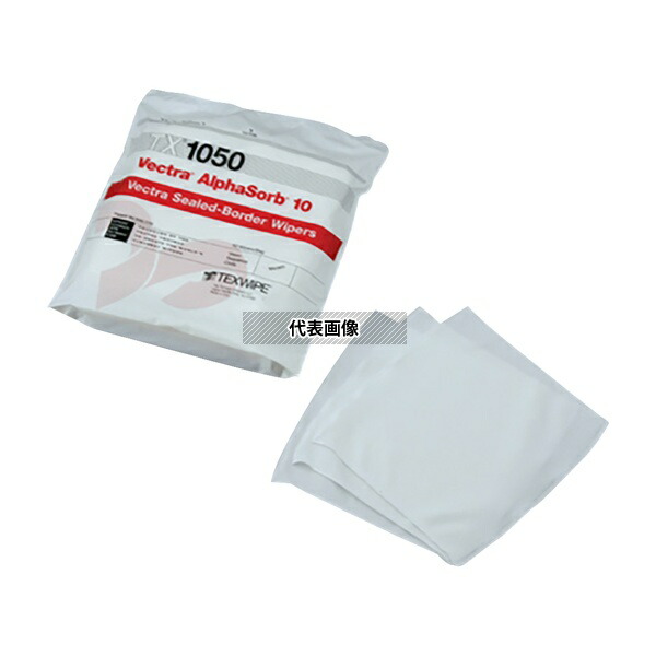テックスワイプ(Texwipe) TX1050 ドライワイパー Vectra Alphasorb 10 100枚入 9×9インチ