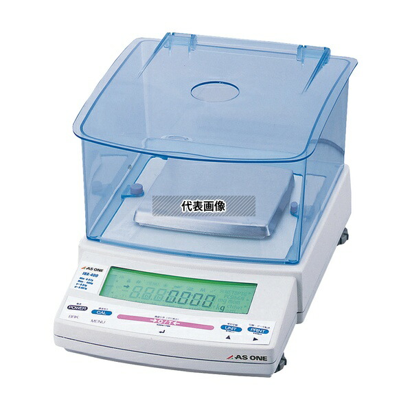 アズワン×島津製作所 IBX-400(簡易風防付き) 電子天秤(IBシリーズ・ワイドレンジ型) IBX-400