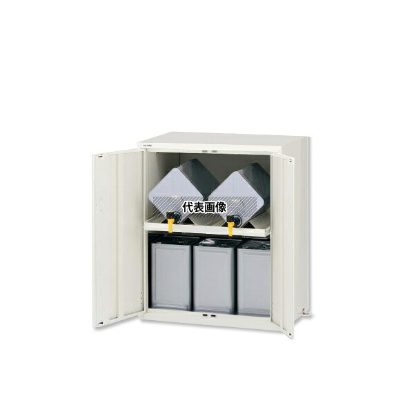 アズワン LSR-W-T ラボサーバーラック(薬品保管庫・一斗缶用) スチール製 2列1段 [法人限定]｜セミプロＤＩＹ店ファースト