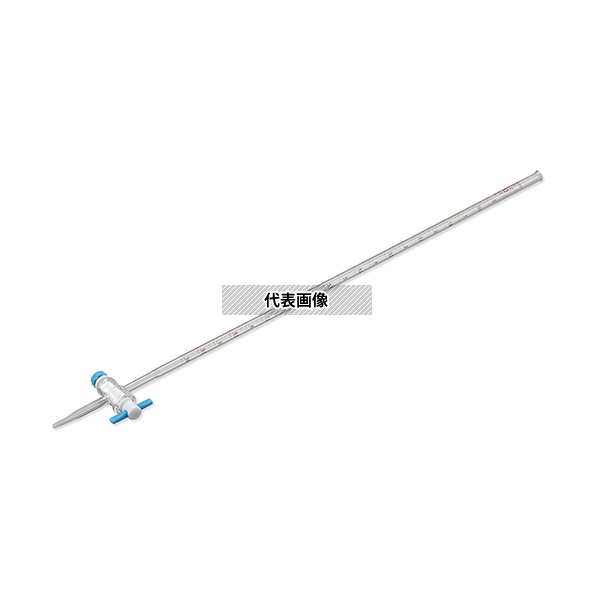 アズワン 16420100FA ビュレット PTFE活栓付 10mL 校正証明書付