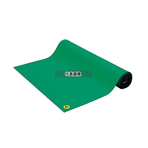 アズワン(AS ONE) アズピュア高性能ESDシート(導電マット) 1000mm&times;10m(静電気対策用品) 1210GRH 入数：1ロール｜セミプロＤＩＹ店ファースト