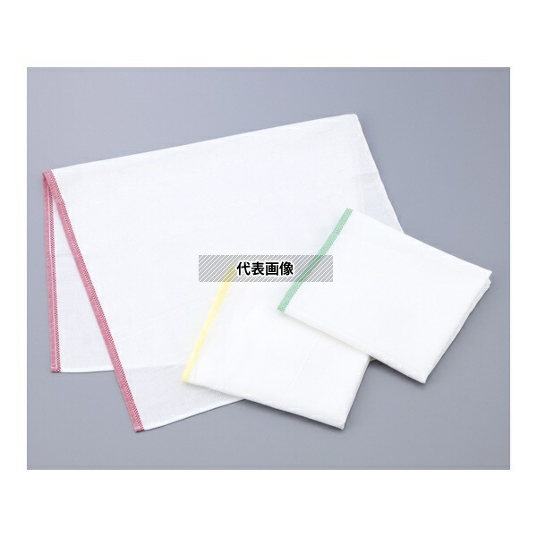 アズワン(AS ONE) 四方縫いフキン 1袋(10枚入) イエロー 入数：1袋(10枚入)