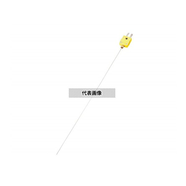 アズワン DS-1010 50 極細K熱電対(シース型・コネクター付) リード線無し 中国語版校正証明書付