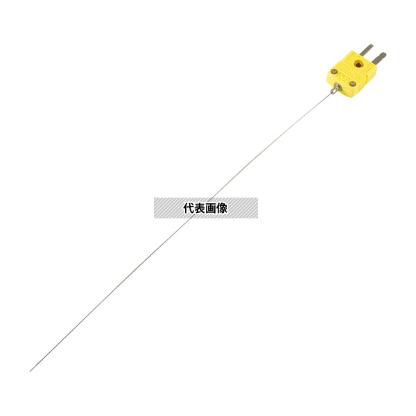 アズワン DS-1010 200 極細K熱電対(シース型・コネクター付)リード線無し 校正証明書付