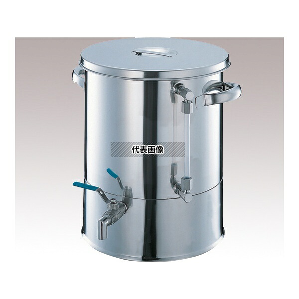 アズワン(AS ONE) ボールバルブ付タンク(液面計付き) 100L OM48-25 1個