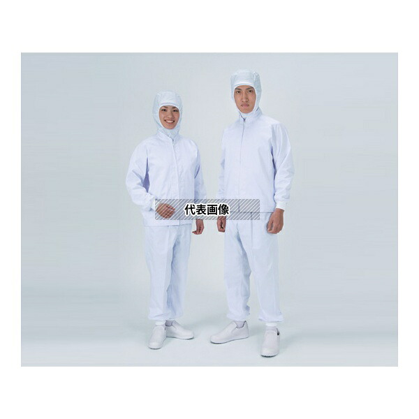 アズワン FX70971R ジャケット(男女共用) 清涼タイプ M ホワイト
