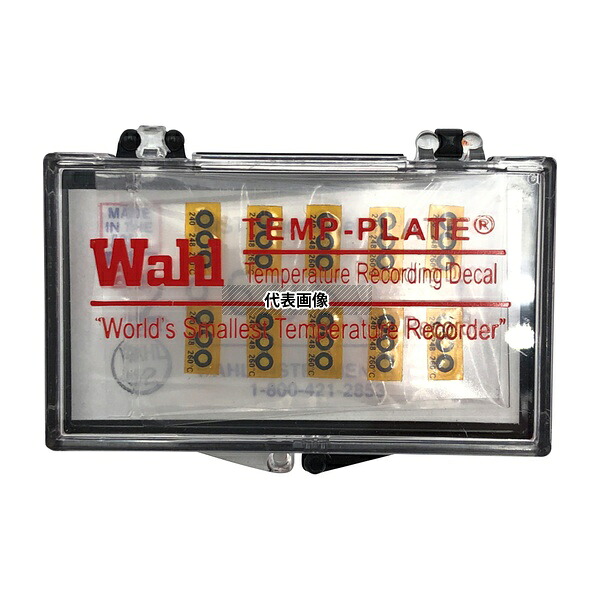 Wahl instruments 430V-240 テンプ・プレート(不可逆性) 3点表示 1箱(10枚入)