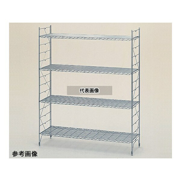 アズワン(AS ONE) エレクターシェルフ ドーリー無 605×454×1860mm MM610 1台 [法人限定]