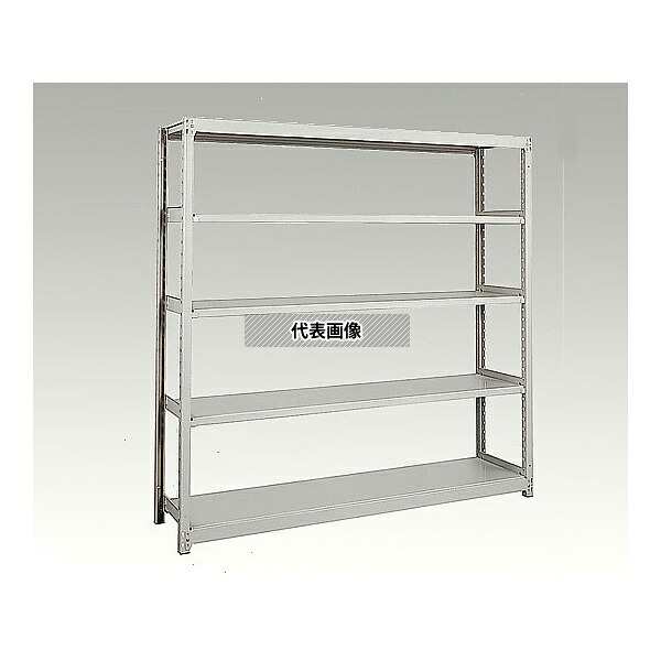 アズワン(asone) 軽中量ボルトレスラック 5段 1202×459×2107mm(耐荷重：200kg/段) MS7445-5K 1台[法人限定]