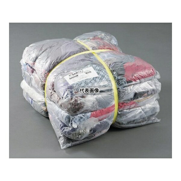 日光物産 W0291 濃色綿ウエス 1セット(2kg×5袋入) [法人限定]