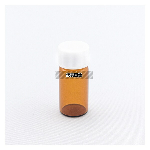 日電理化硝子 250016 ねじ口びん(標準セット) 茶褐色 4mL S-1 1箱(100本入)|セミプロDIY店ファースト