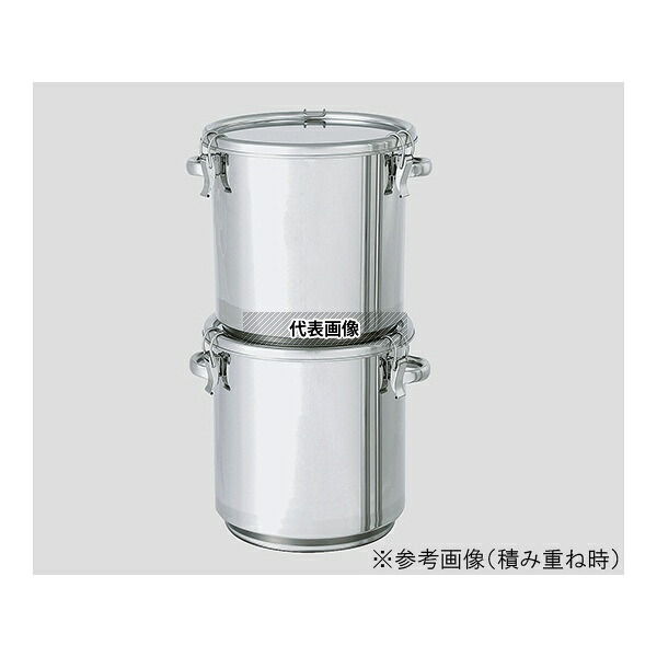 MONOVATE(旧:日東金属工業) TP-CTH-STA-24 積み重ね式テーパー型ステンレス密閉容器 10L φ240×254×0.6mm