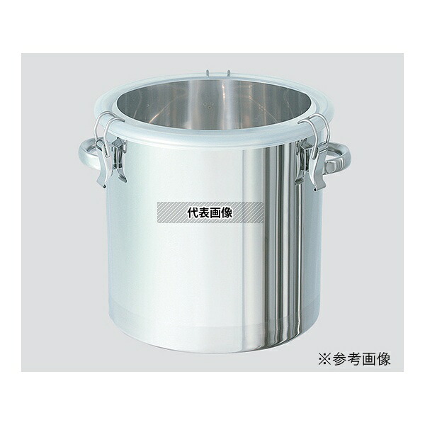 MONOVATE(旧:日東金属工業) CTH-36-AF 透明蓋付ステンレス密閉容器 36L φ360×360×0.9mm