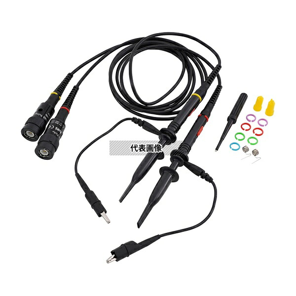 アズワン P2060 デジタルストレージオシロスコープ DSO3050E交換用プローブ(2本入)