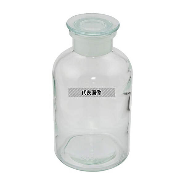 アズワン 6.32E+11 広口試薬瓶 白 2000mL