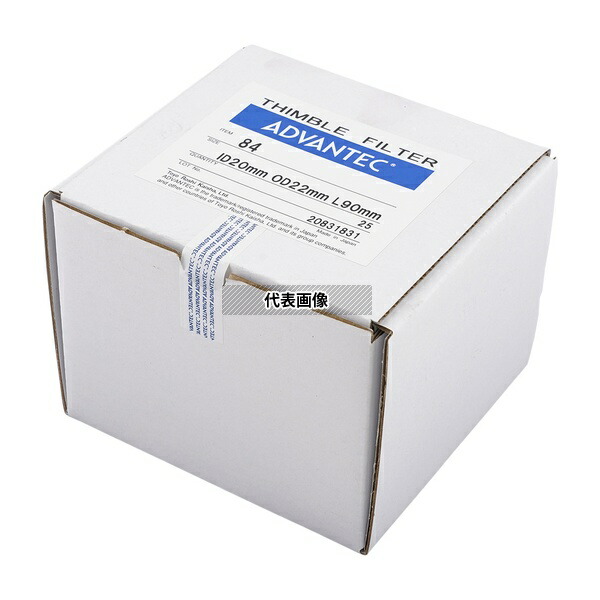 ADVANTEC 35400220 円筒濾紙 No.84 25本入 7,693円