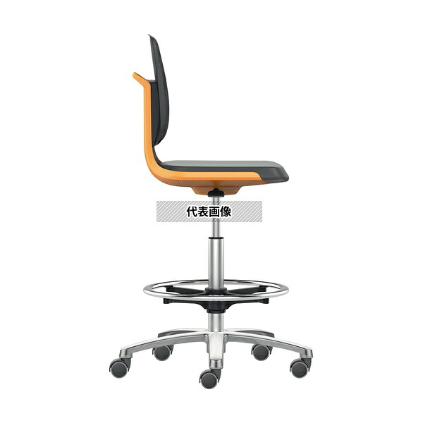 Bimos 6287743 ラボチェアー(LABSIT)フットリング付き オレンジ/ブラック 44,418円