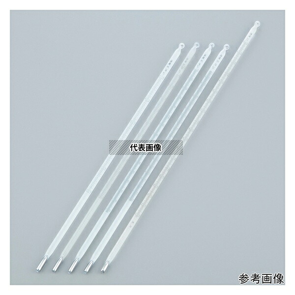 アズワン 留点温度計 0～150℃ 最小目盛0.5℃ 300mm