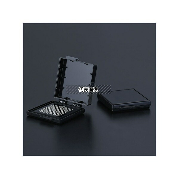 エクシール GC00-16020 精密部品搬送ケース ゲルベース(R) 2インチ 黒 クラウディC7 Hタイプ 10個入