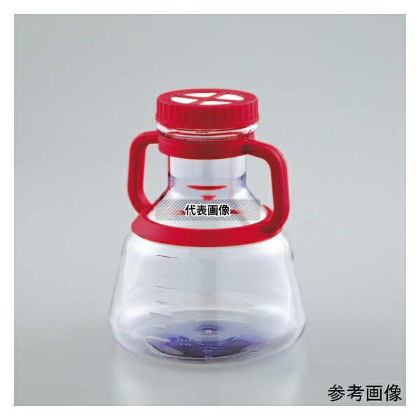 アズワン C043003 培養三角フラスコ 3L γ線滅菌済 1箱(1個/パック×12パック入)