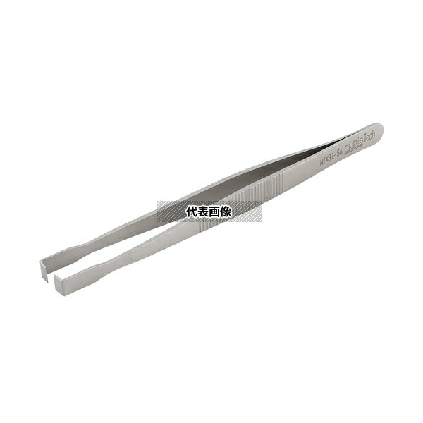 アズワン NTX87 特殊作業用ピンセット 扁平 耐酸鋼