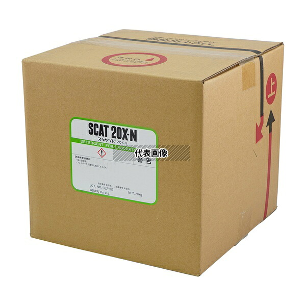 アズワン 20X-N 液体洗浄剤 スキャット(R) 中性・無リン 20kg｜セミプロＤＩＹ店ファースト
