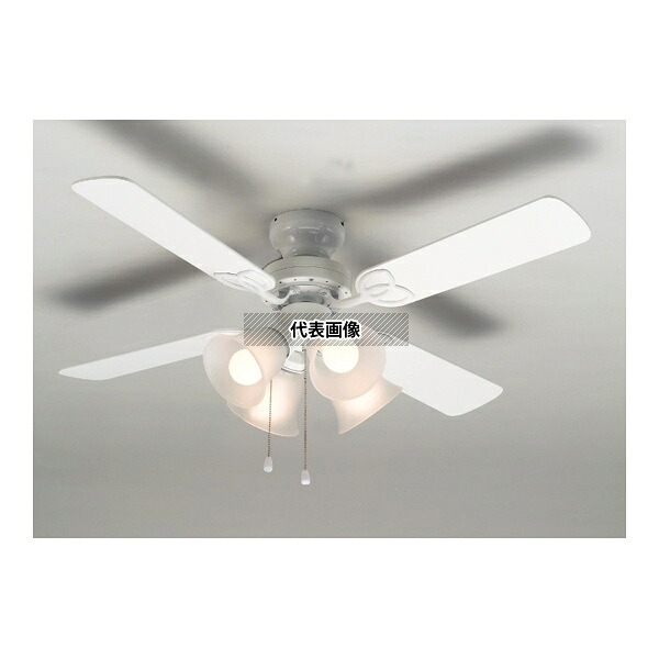 東京メタル工業 TKM42WW4LKLEZ2 シーリングファン 4灯4枚羽根 ホワイト LED60W相当(電球色)附属