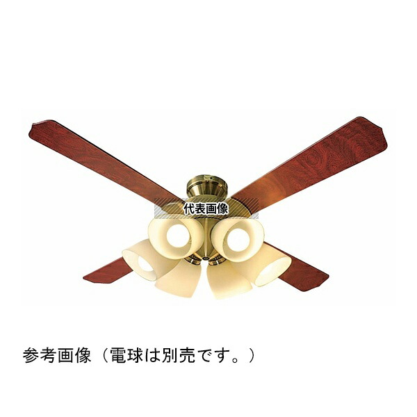 東京メタル工業 QJ46AB6RCND2 シーリングファン 6灯4枚羽根 ブロンズ 電球別売品(E26仕様)