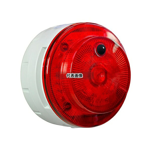 日恵製作所 VK10M-B04LR-TN 音声報知器Φ100 ニコUFO myubo 無線式 盗難侵入 赤色