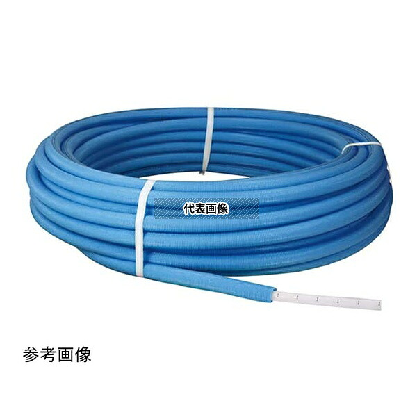 オンダ製作所 PEX16C-PB5-Y30 イージーカポリパイプW 5mm被覆付 ブルー 呼び径16