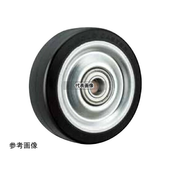 東正車輌 H-150RB ゴールドキャスター Hシリーズ用 重荷重用車輪 150mm ゴム ベアリング入