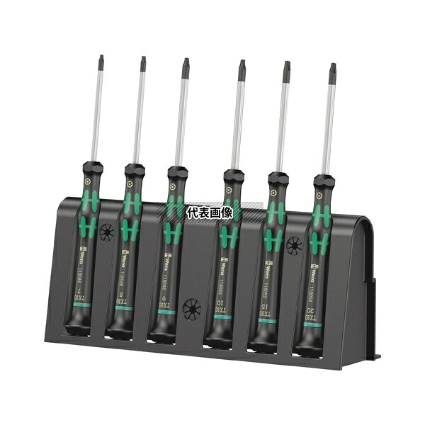 Wera 118154 精密用イジリ止トルクスドライバーセット 6本組